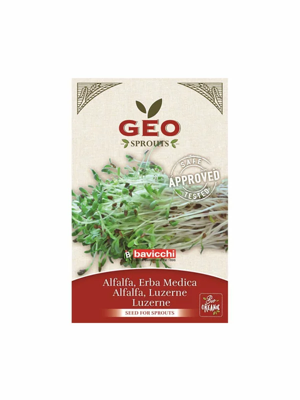 Geo Alfa Alfa-Samen zur Keimung – Biologisch in der 40g Packung
