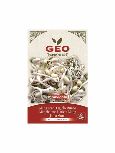 Geo Mungbohnensamen zum Keimen – Biologisch in einer 90g Packung