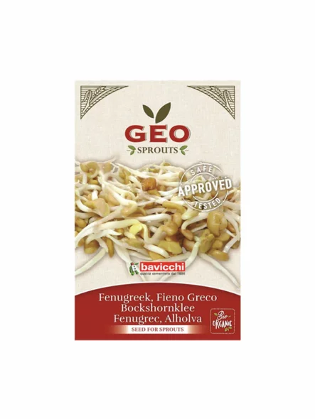 Geo Bockshornkleesamen zum Keimen – Biologisch in einer 35g Packung