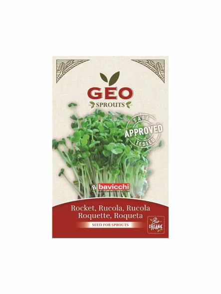 Geo Rucolasamen zum Keimen – Biologisch in einer 30g Packung