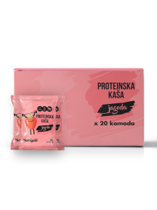 Nutrigold 10+10 GRATIS Protein Brei Erdbeere in einer 65g Packung