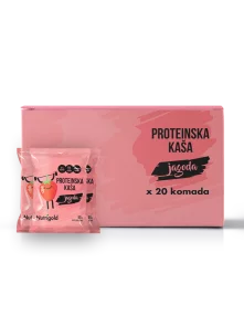 Nutrigold 10+10 GRATIS Protein Brei Erdbeere in einer 65g Packung