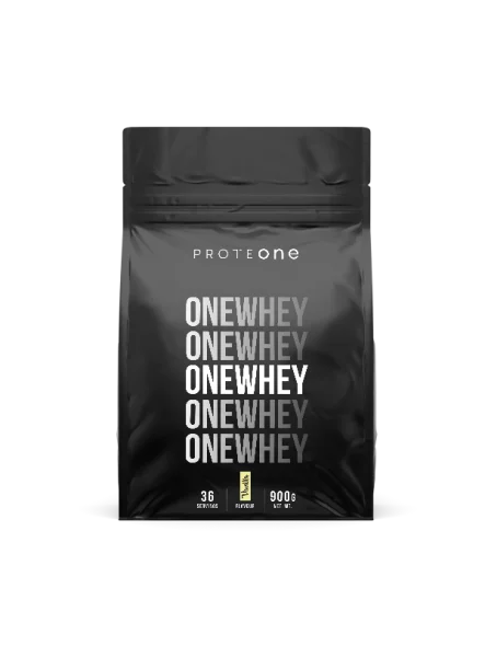 ProteONE ONEWHEY Protein in einer 900g Packung – Vanille geschmack