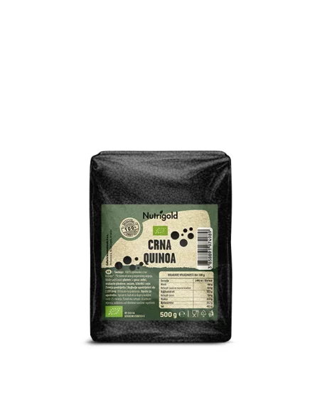 Nutrigold Quinoa Schwarz – Biologisch in einer 500g Packung