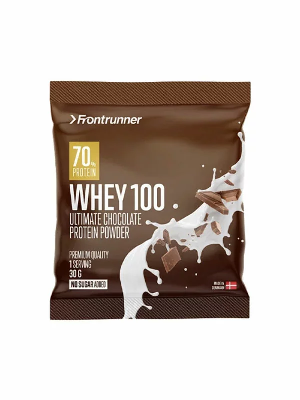 Frontrunner Whey 100 Schokolade in einer 30g Packung