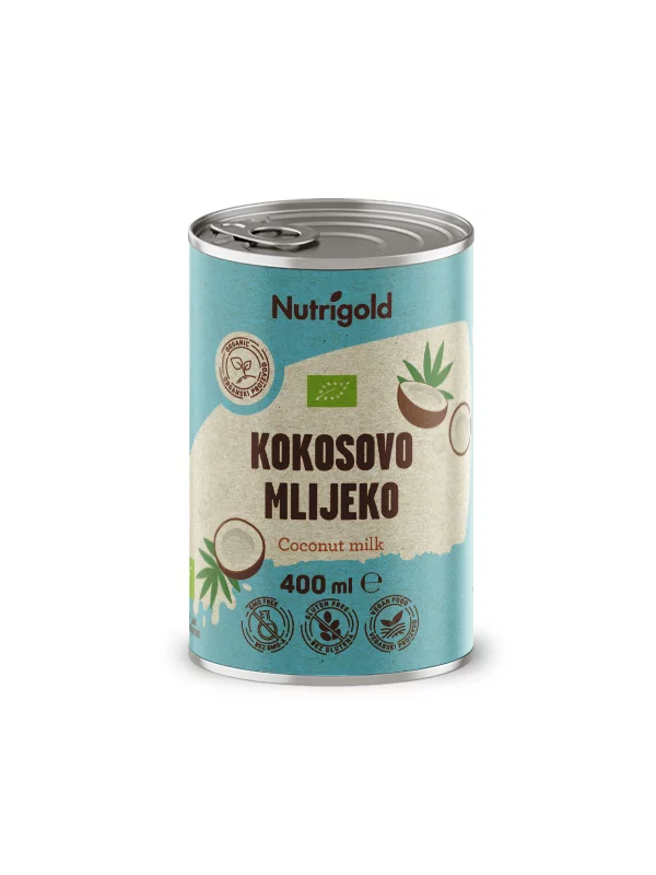 Nutrigold Kokosmilch - Biologisch in einer 400 Gramm Packung