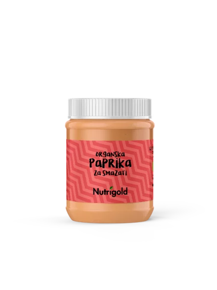 Nutrigold Veganer Aufstrich „Paprika za smazati“ – Biologisch in einer 135g Packung