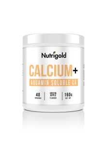 Nutrigold Calciumpulver Grüner Apfel in einer 160 Gramm Packung