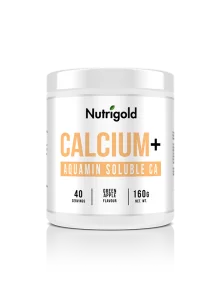 Nutrigold Calciumpulver Grüner Apfel in einer 160 Gramm Packung