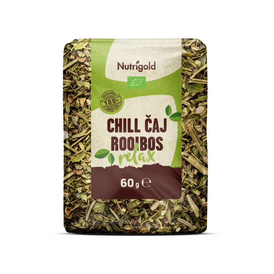 Nutrigold Chill Tee Rooibos Relax - Biologisch in einer 60 Gramm Packung
