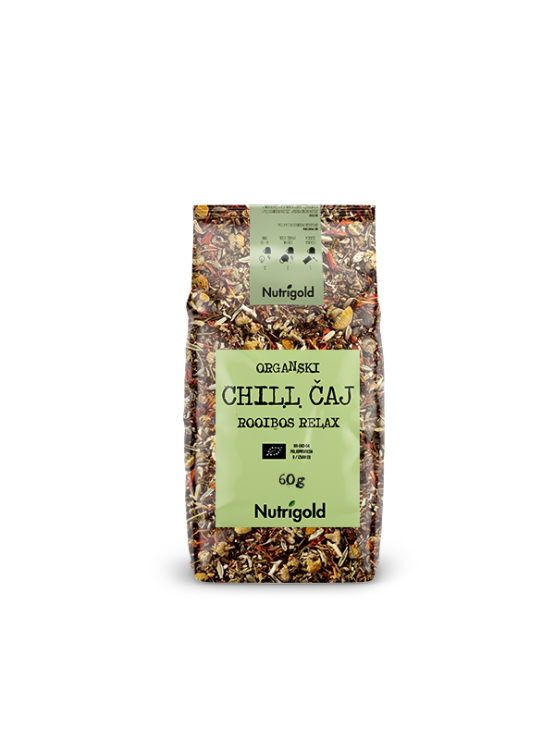 Nutrigold Chill Tee Rooibos Relax - Biologisch in einer 60 Gramm Packung