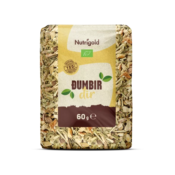Nutrigold Ingwer Tee – Biologisch in einer 60g Packung
