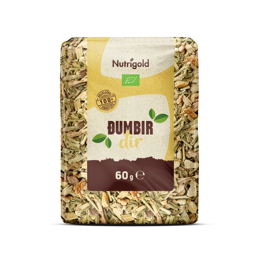 Nutrigold Ingwer Tee – Biologisch in einer 60g Packung