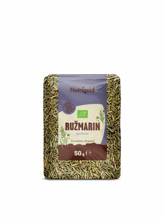 Nutrigold Rosmarin gehackt - Biologisch in einer Packung von 50g