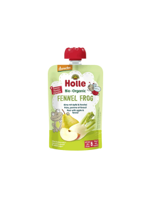 Birnen-, Apfel- und Fenchelpüree „Fennel frog“ – Biologisch 100g Holle