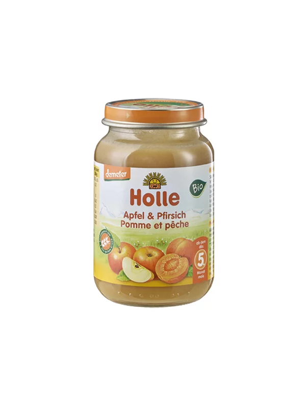 Pfirsich-Apfel-Porridge (ab dem 5. Monat) - Biologisch 190g Holle