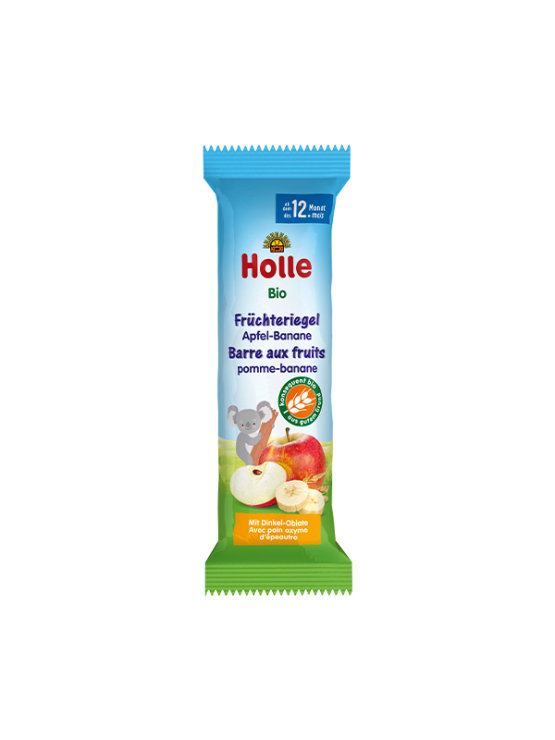 Holle Fruchtriegel für Kinder mit Apfel und Banane – Biologisch in einer 25g Packung