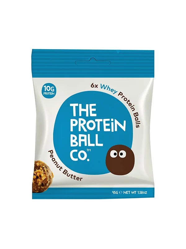 Protein Ball CO Whey Proteinbällchen ERDNUSSBUTTER in einer 45g Packung