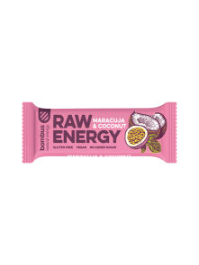 Bombus Raw Energy Maracuja & Kokos in einer 50 Gramm Packung