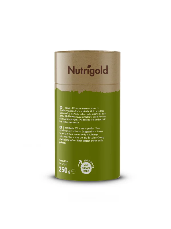 Nutrigold Neem Pulver in einer 250 Gramm Packung