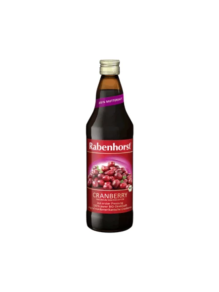 Rabenhorst Cranberrysaft - Biologisch in einer 750ml Flasche
