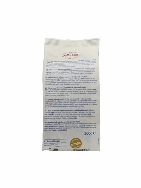 Probios Mickey Pasta Disney Spinat & Tomate & Hartweizen – Biologisch in einer 300g Packung