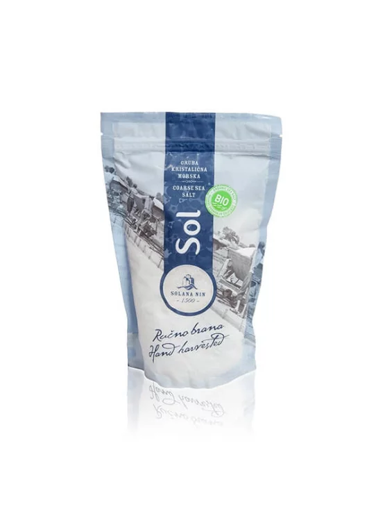 Solana Nin Grobes Meersalz - Biologisch in einer 600g Packung