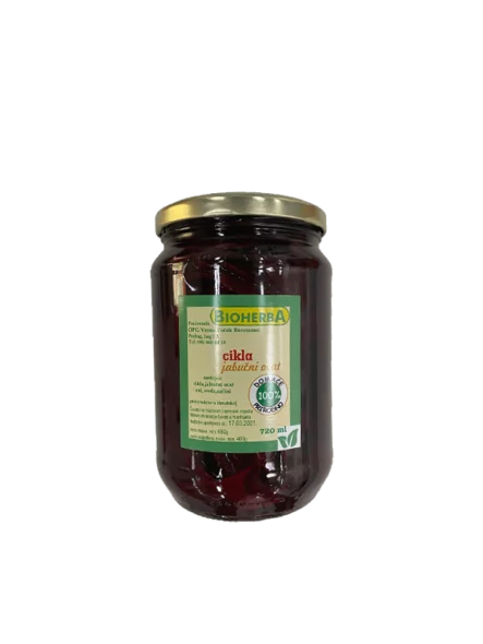 Rote Bete in Apfelessig 720ml BioHerba