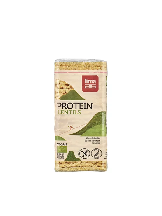 Lima Linsenproteinkräcker – Biologisch in einer 100g Packung