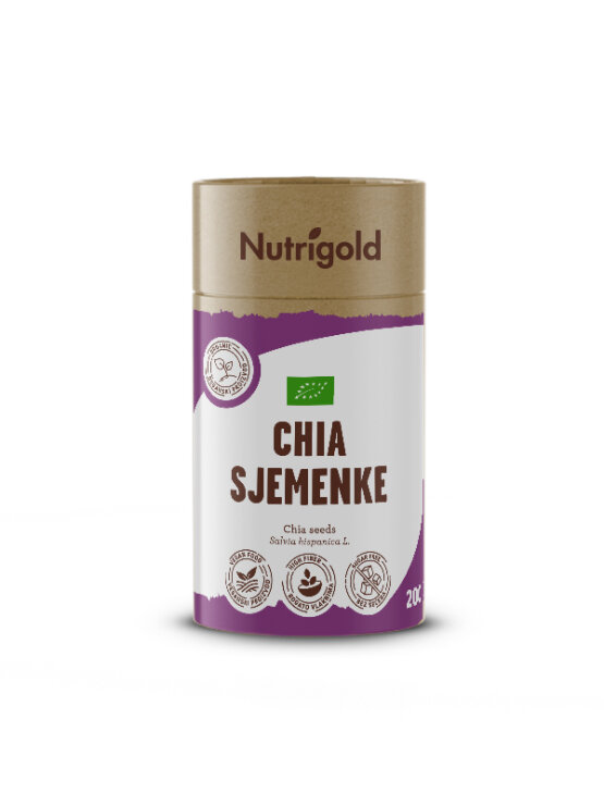 Nutrigold Chiasamen Biologisch in einer 200 Gramm Packung