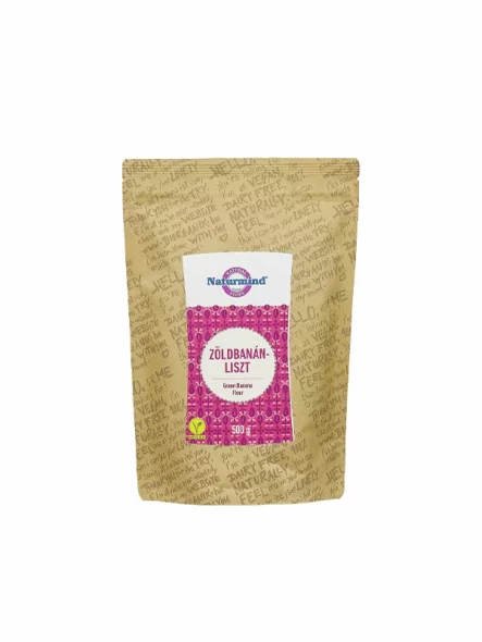 Naturmind Grünes Bananenmehl in einer 500g Packung