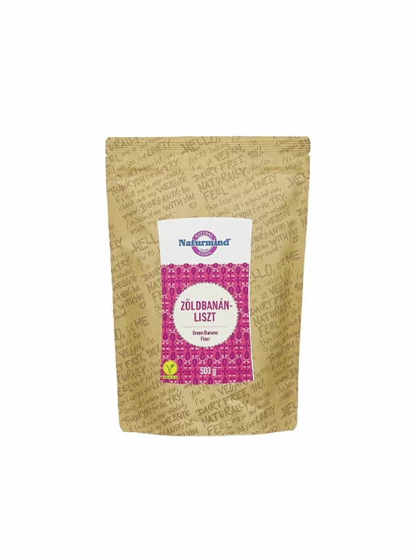Naturmind Grünes Bananenmehl in einer 500g Packung