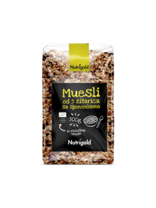 Nutrigold 5 Körner Müsli - Biologisch in einer 500 Gramm Packung