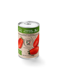 Geschälte Tomaten - Biologisch 400g Gusto Sano