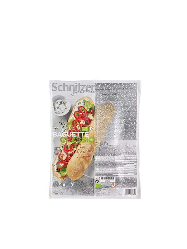 Schnitzer Baguette Classic Brot Glutenfrei – Biologisch in einer 360g Packung