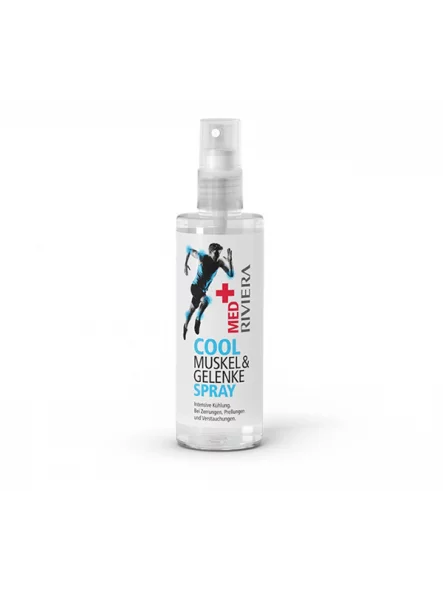 Riviera Spray zur Kühlung von Muskeln und Gelenken – Menthol & Arnika in der Spraydose 100ml