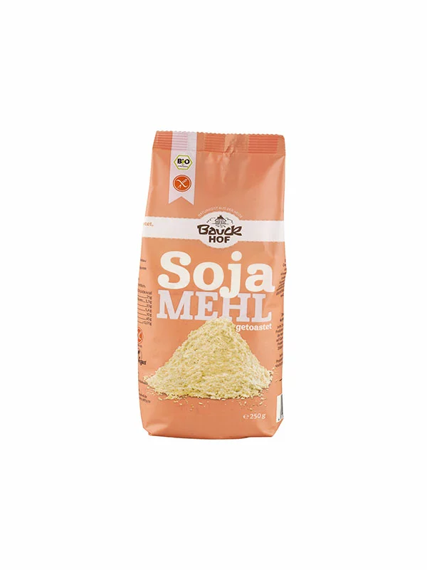 Bauck Mühle Glutenfreies Sojamehl – Biologisch in einer 250g Packung
