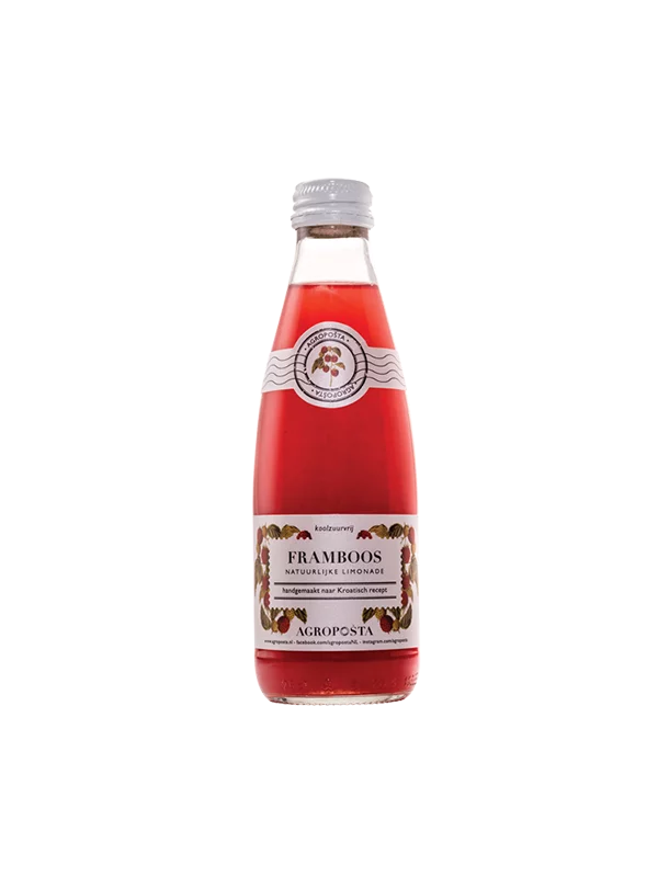 Agropošta Himbeersaft in einer 0,25l Flasche