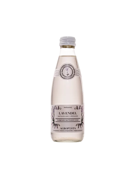 Agropošta Lavendelsaft in einer 0,25l Glasflasche