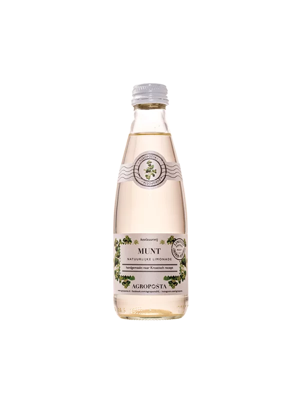 Agropošta Minzsaft in einer 0,25l Flasche