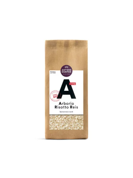 Antersdorfer Mühle Arborio Risotto Reis Biologisch in einer 500g Packung