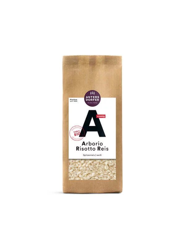 Antersdorfer Mühle Arborio Risotto Reis Biologisch in einer 500g Packung