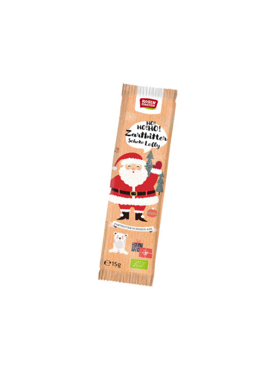 Weihnachtsmann-Schokoladenlutscher - Biologisch 15g Rosengarten
