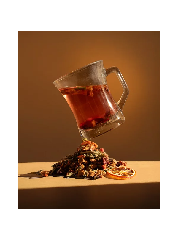 Nutrigold Früchte Orangen Tee in einer 50g Packung