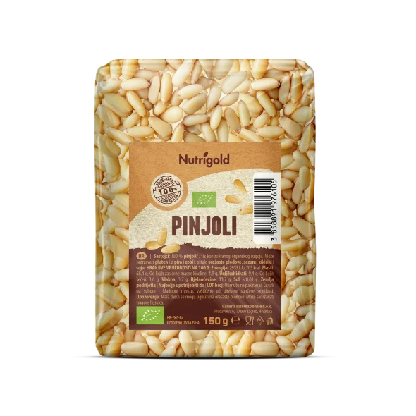 Nutrigold Pinienkerne – Biologisch in einer 150 Gramm Packung