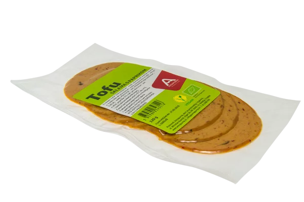 Annapurna Tofu-Salami mit Paprika – Biologisch in einer 100g Packung