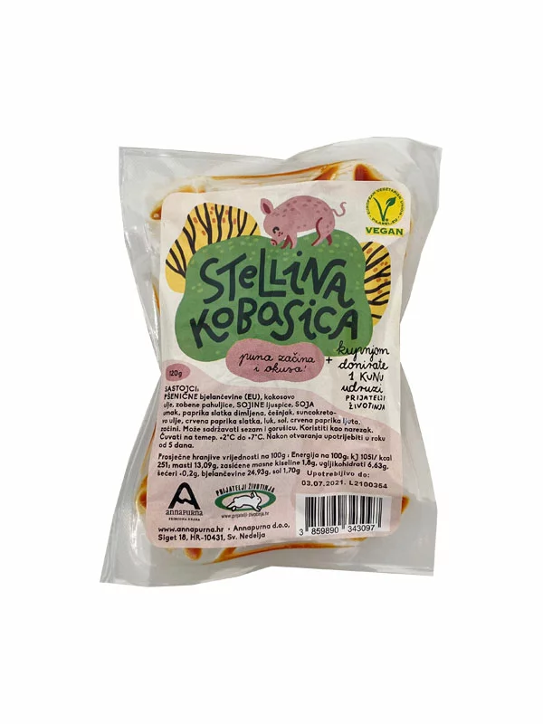 Annapurna Stellas Wurst 120g Verpackung
