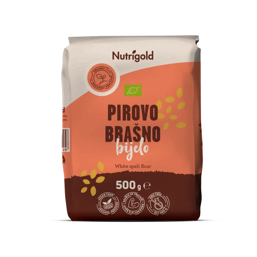 Nutrigold Dinkelmehl – Biologisch in einer 500g Packung