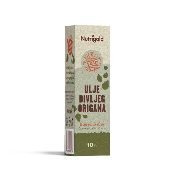 Nutrigold Öl aus wildem Oregano Biologisch in Glasverpackung 10ml