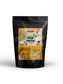 Veganes Protein VANILLE – Biologisch 1000g Nutrigold